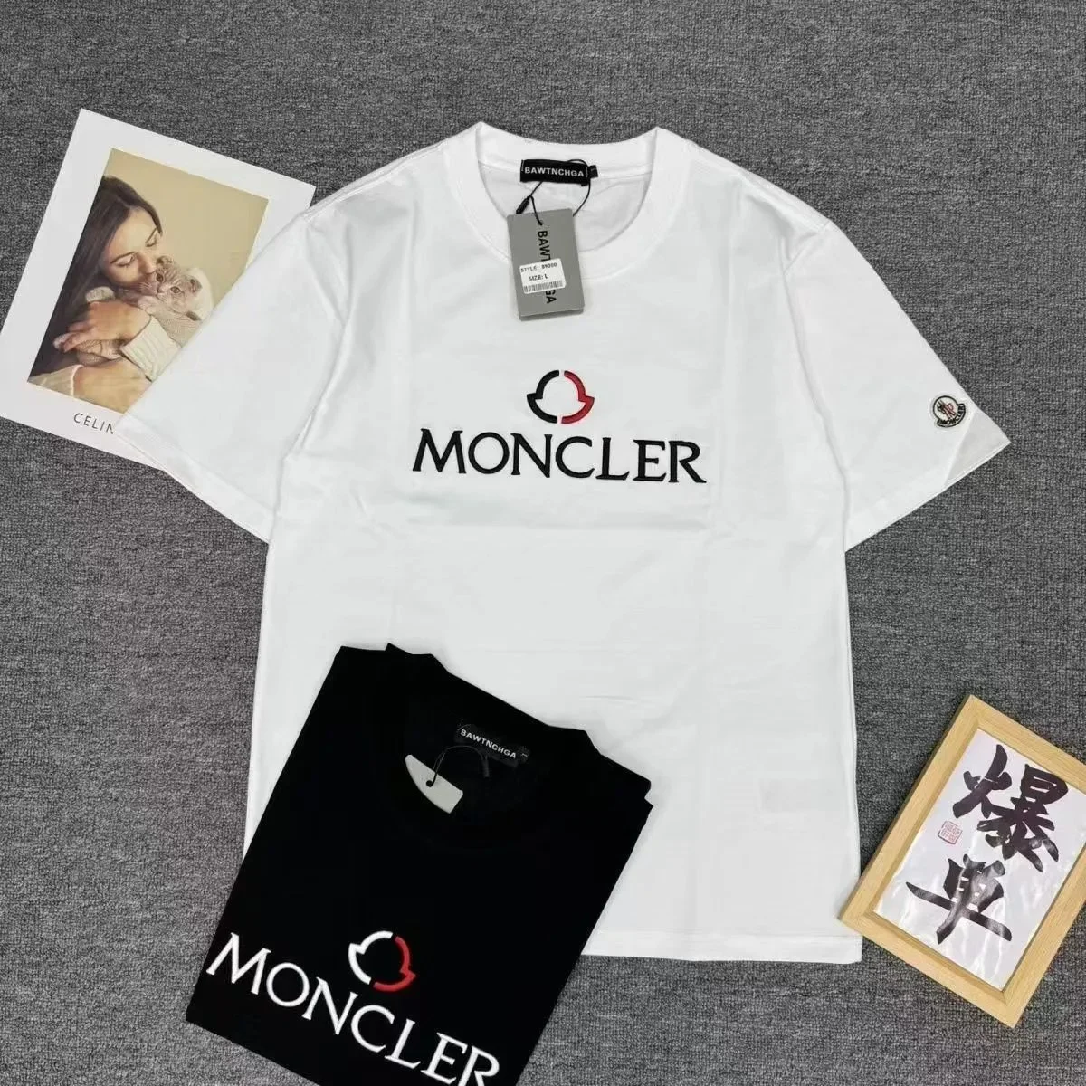 Moncler White T-Shir