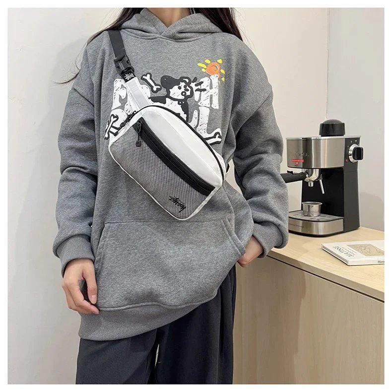 Nike Graffiti Print Lilac Crossbody Bag - 13