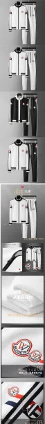 Design Tracksuit Set Black White Striped Sporty Tracksuit - 2