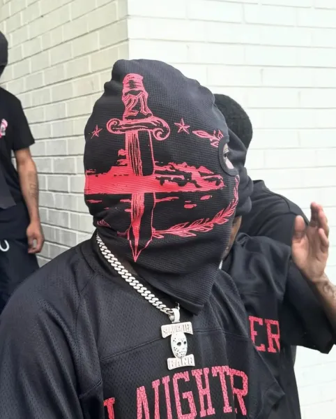 Off-White Star Print Balaclava White - 19
