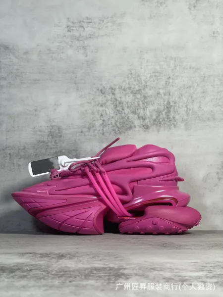 Balenciaga Triple S Pink Chunky Sneakers - 1
