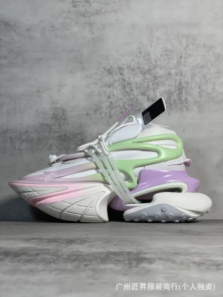 Balenciaga Triple S Pink Chunky Sneakers - 9