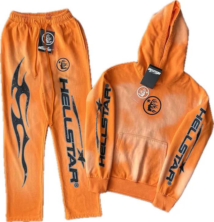 Hellstar Flame Logo Hoodie Pink - 28