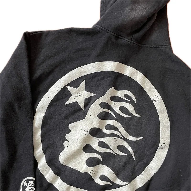 Hellstar Flame Logo Hoodie Pink - 49