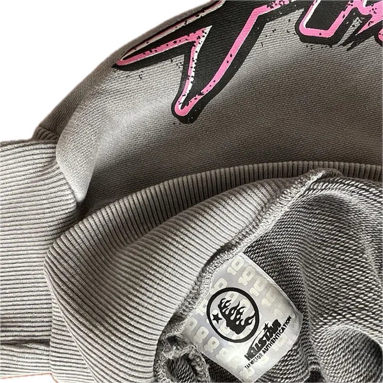 Hellstar Flame Logo Hoodie Pink - 24