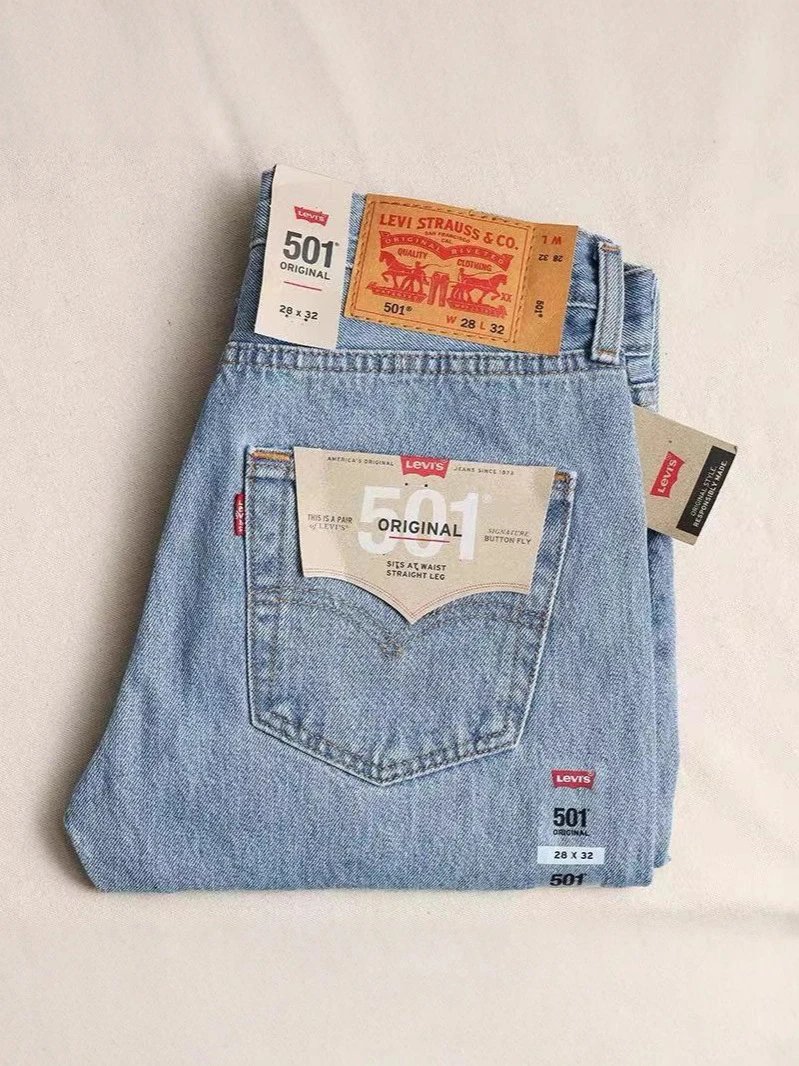Levi's 501 Original Light Wash Jeans