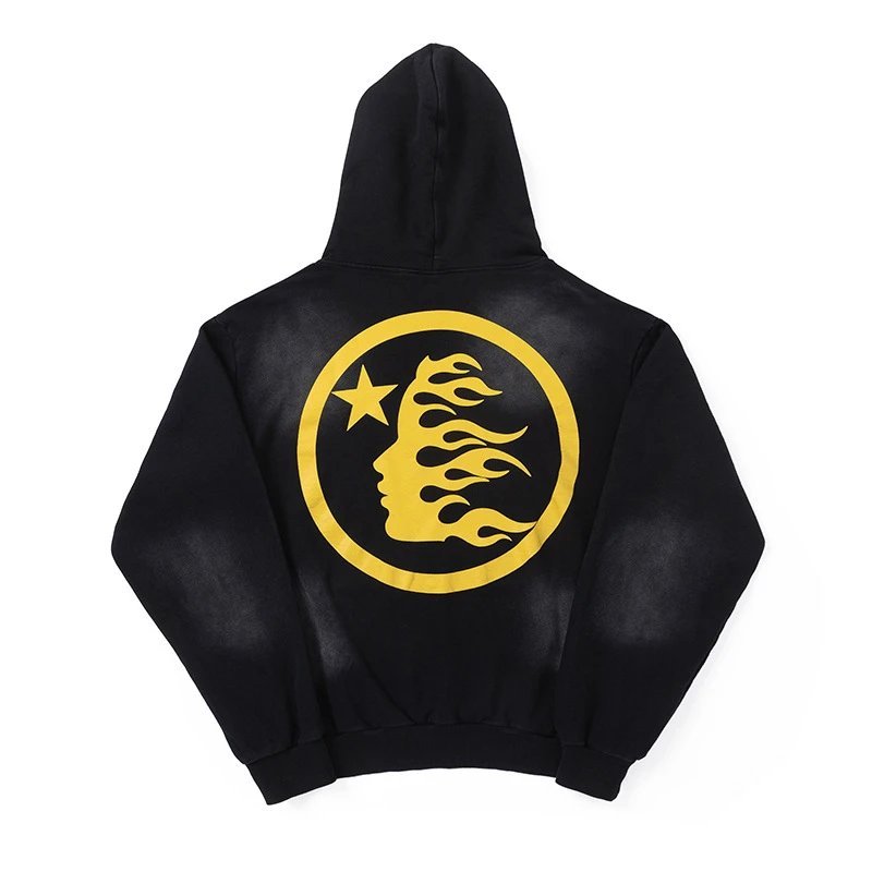 Hellstar Flame Logo Hoodie Pink - 35