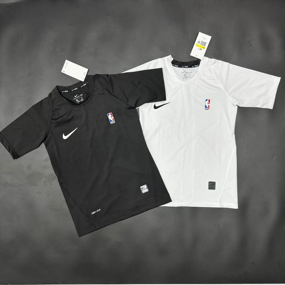 Nike NBA Dri-FIT Pro Base Layer White T-Shirt - 12