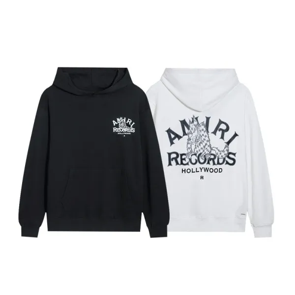 Amiri Tie-Dye Sleeve Hoodie Black - 18