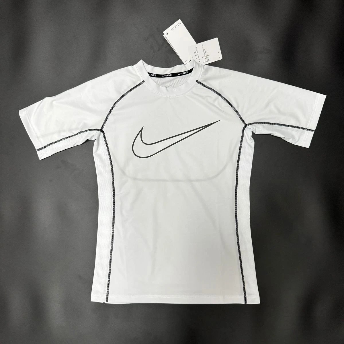 Nike NBA Dri-FIT Pro Base Layer White T-Shirt - 14