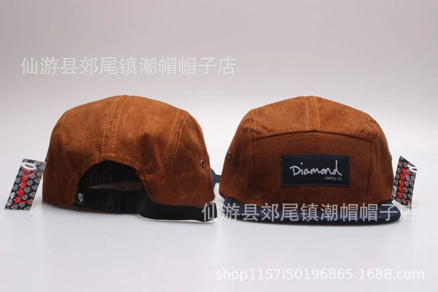 Supreme Hats 5-Panel Camp Cap with Box Logo Patch — 23