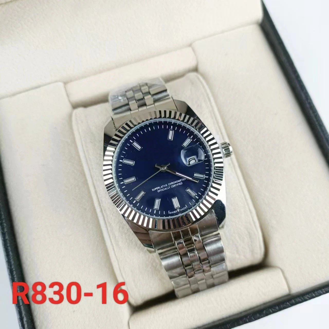 R830-16 Engraved Stripe Blue