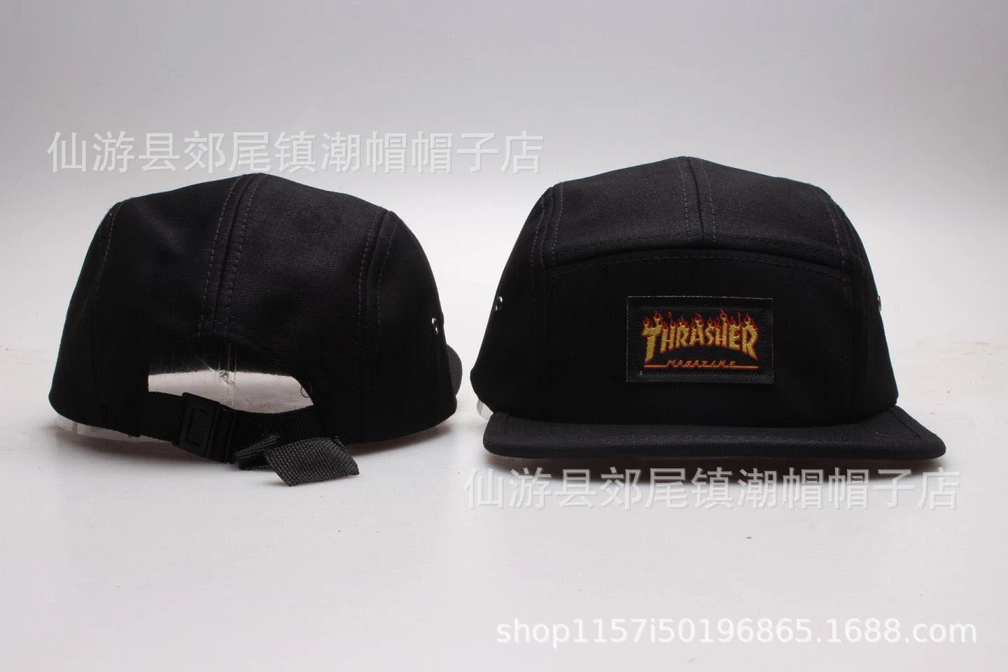 Supreme Hats 5-Panel Camp Cap with Box Logo Patch — 14