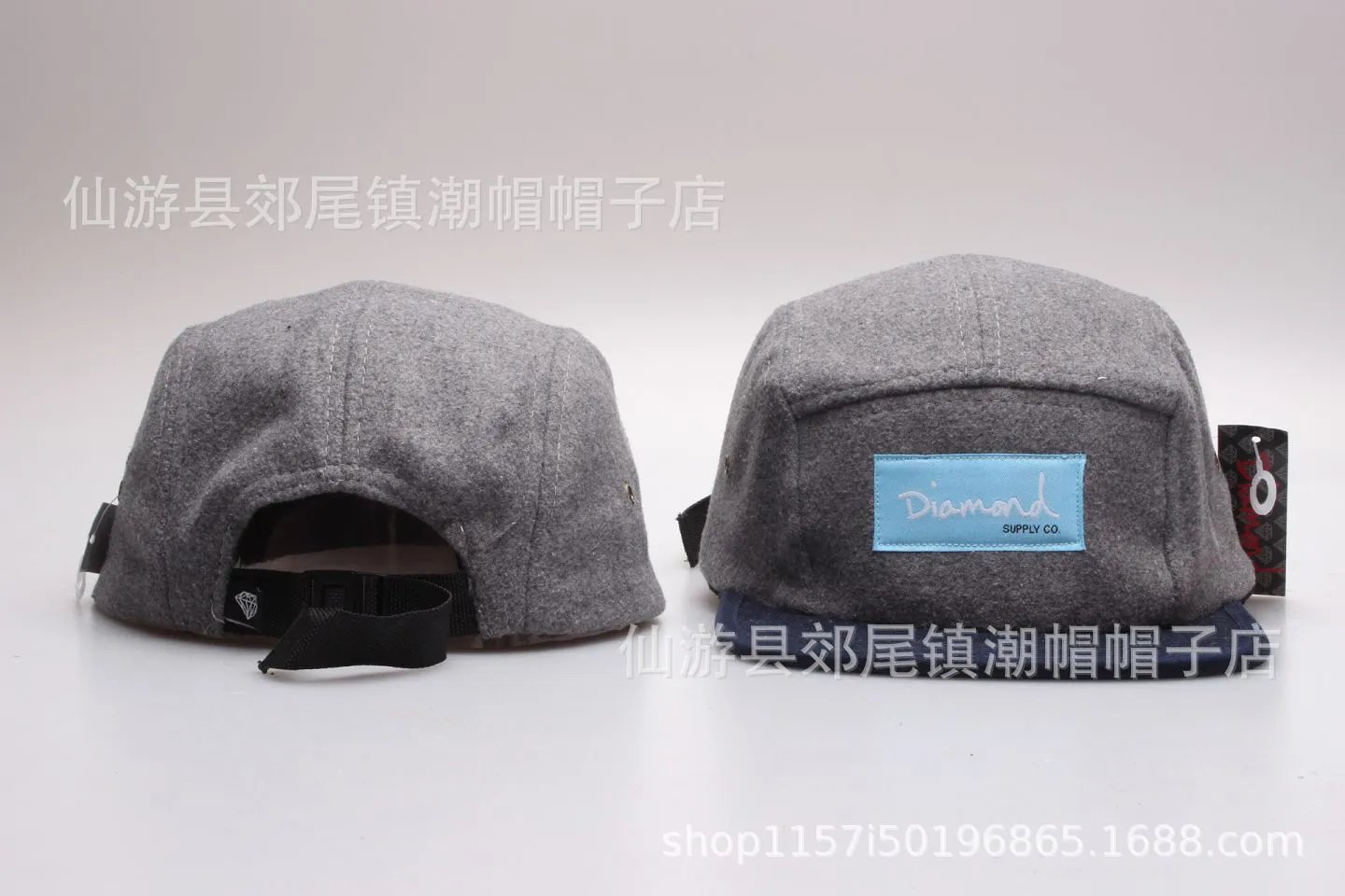 Supreme Hats 5-Panel Camp Cap with Box Logo Patch — 22