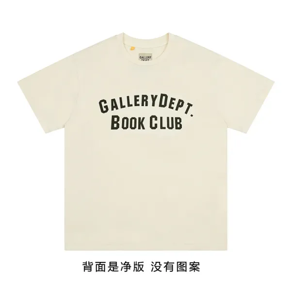 Gallery Dept Book Club Cream T-Shirt - 1