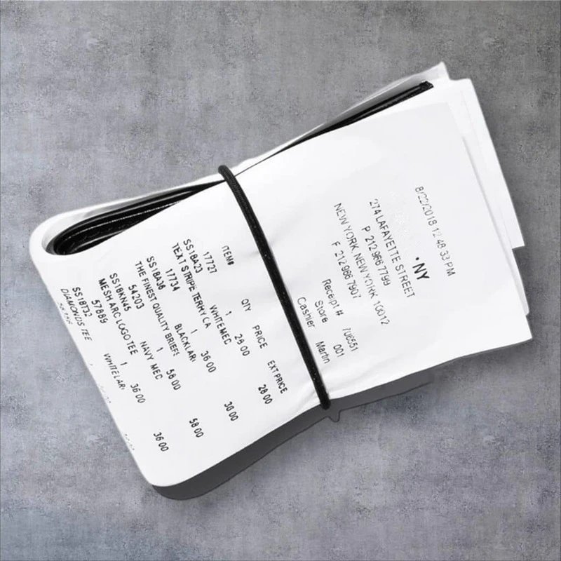24SS 票据钱包 小票卡包钱夹 LEATHER WALLET Receipt Wallet - 135246
