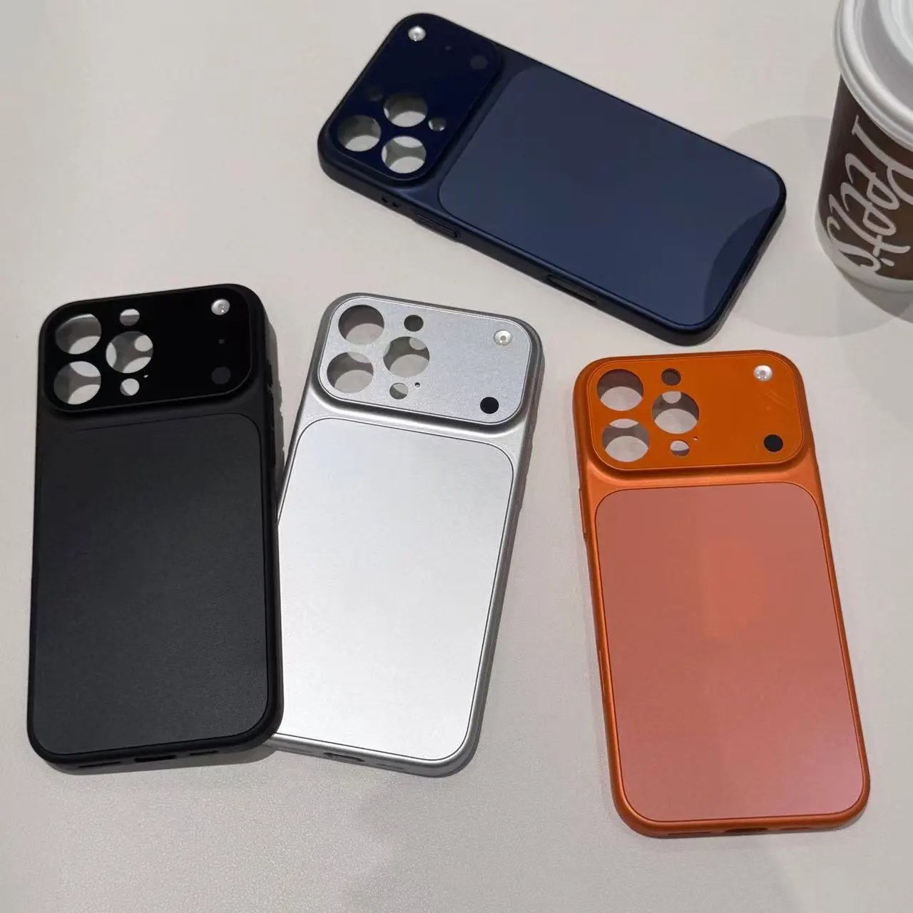 适用妙变苹果17大视窗磨砂PC手机壳iphone17PROMAX全包镜头保护套WhatsApp：85252880960 - 135642