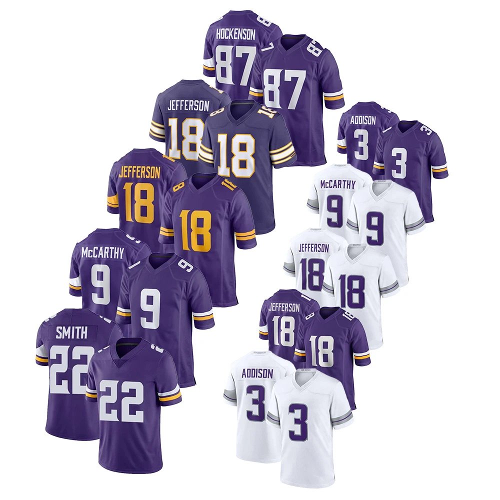 Vikings 14 Darnold球衣NFL橄榄球服 - 136156
