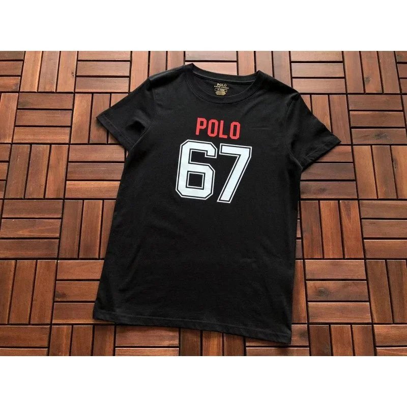 Ralph Lauren T-Shirts Polo Bear Graphic — D40 Black