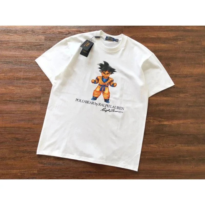 Ralph Lauren T-Shirts Polo Bear Graphic — D34 White