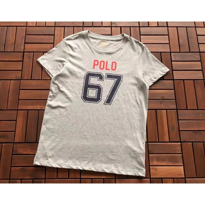 Ralph Lauren T-Shirts Polo Bear Graphic — D40 gray