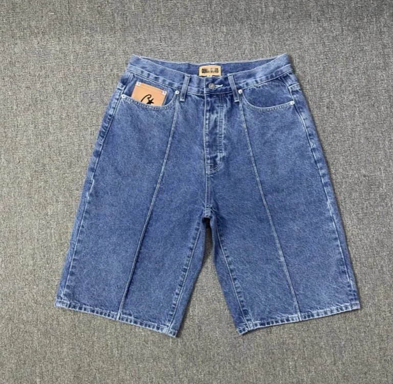 Unbranded Star-embroidered denim garments — 8008 Blue