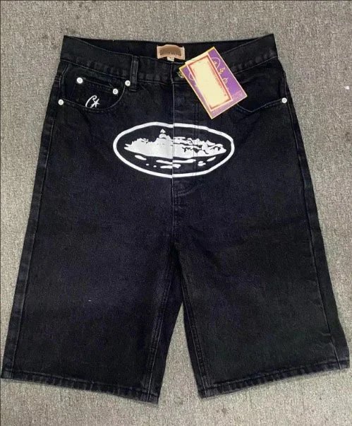 Unbranded Star-embroidered denim garments — 8016 black