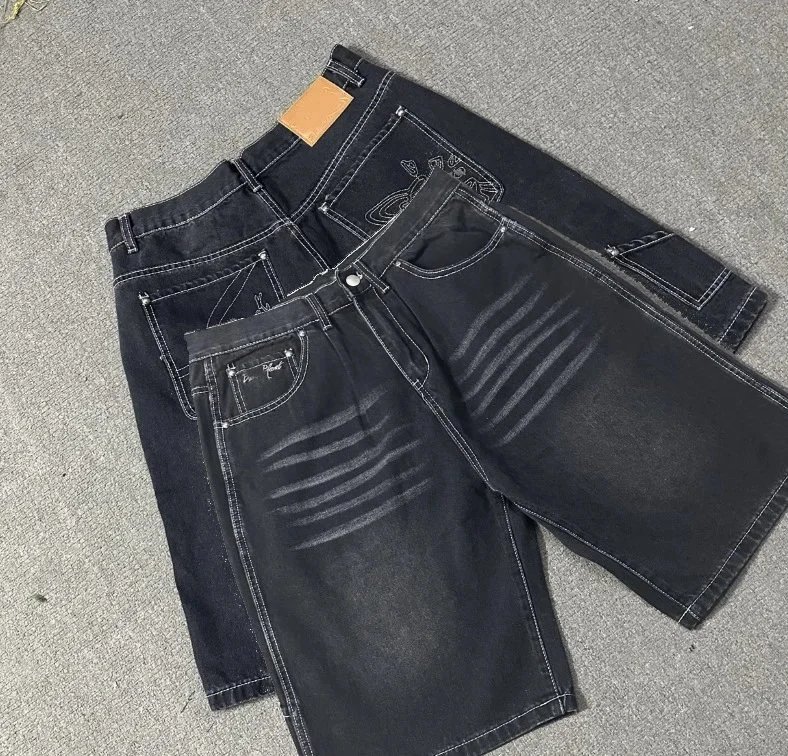 Unbranded Star-embroidered denim garments — BP-S005