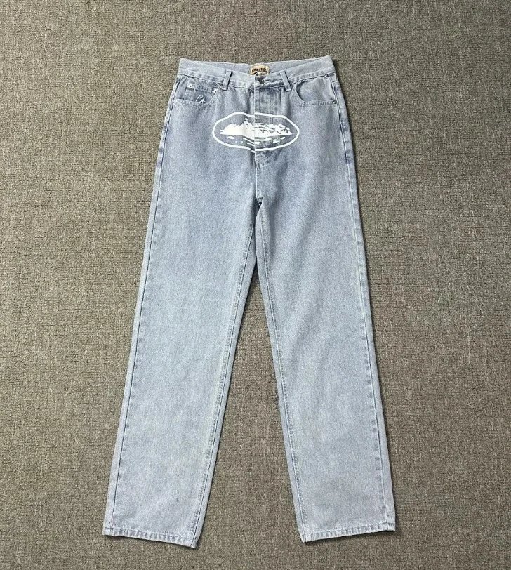 Unbranded Star-embroidered denim garments — 8015 blue