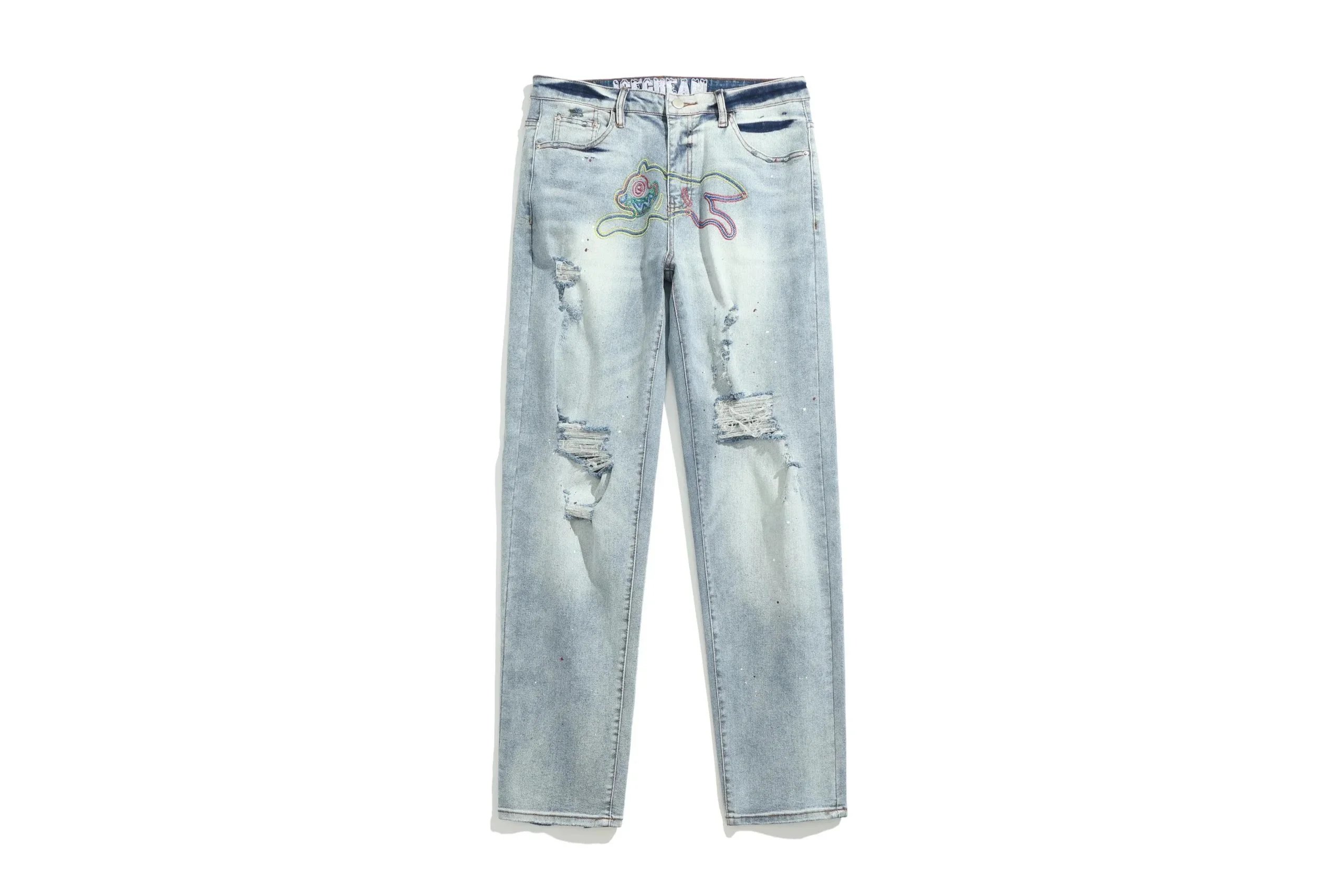Unbranded Star-embroidered denim garments — 21