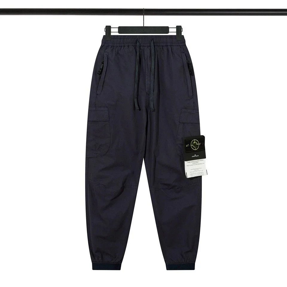 Unisex Casual Cargo Jogger Pants - Thin Tapered Leg