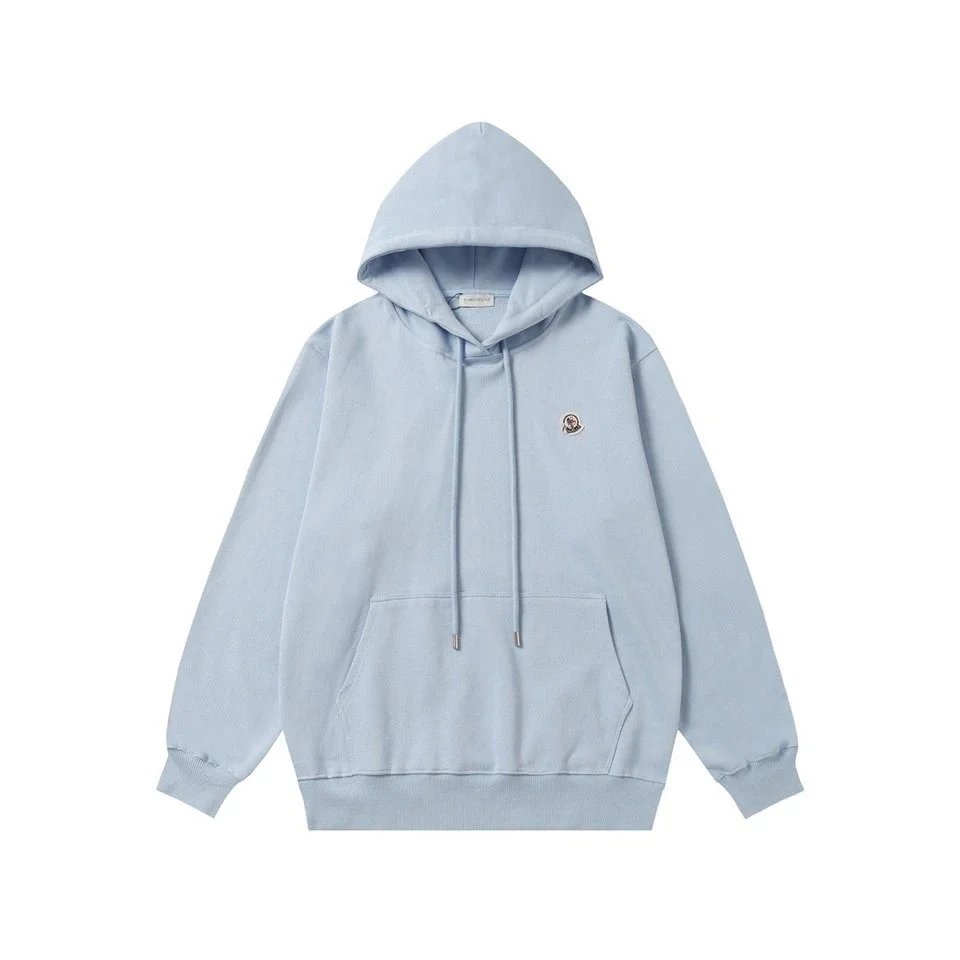 Moncler  Hoodie Series 秋冬新款刺绣休闲宽松套头长袖连帽卫衣 7