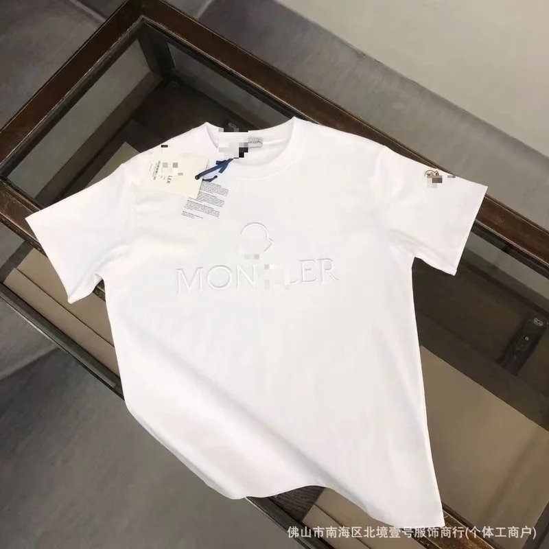 Moncler T-Shirts Logo-Print Crewneck T-Shirt image 3