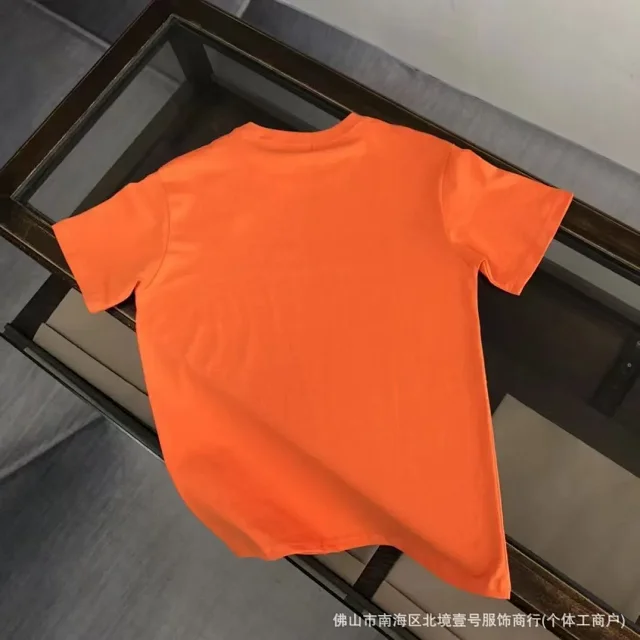 Moncler T-Shirts Logo-Print Crewneck T-Shirt product detail image 30