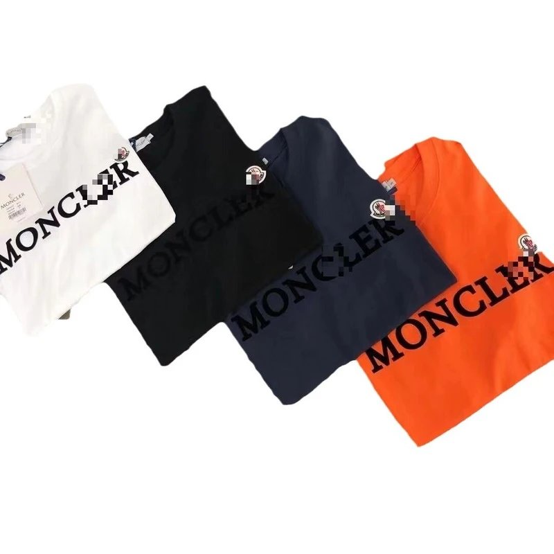 Moncler T-Shirts Logo-Print Crewneck T-Shirt image 5