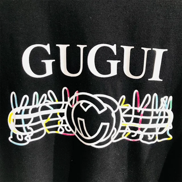 GUGUI T-Shirts Short-Sleeve Graphic Print Crewneck product detail image 7