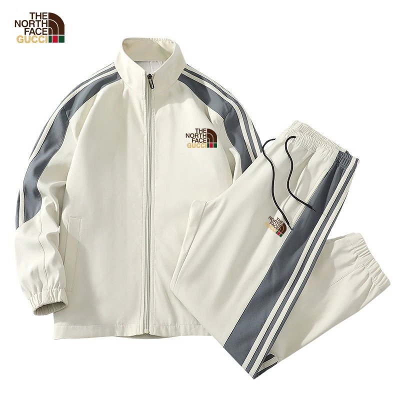The North Face Tracksuits Stand-Collar Zip-Up Striped Tracksuit image 5