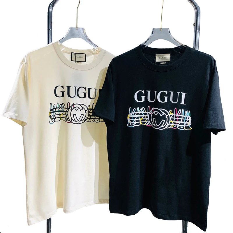 GUGUI T-Shirts Short-Sleeve Graphic Print Crewneck image 5