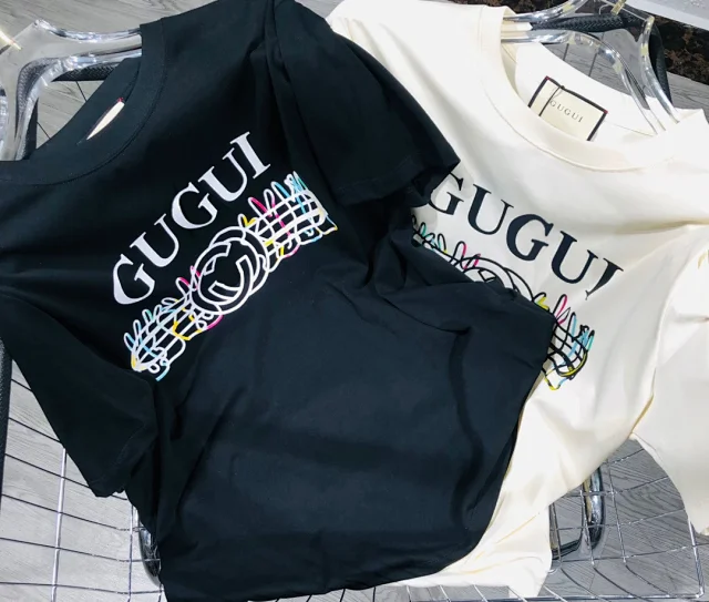 GUGUI T-Shirts Short-Sleeve Graphic Print Crewneck product detail image 8