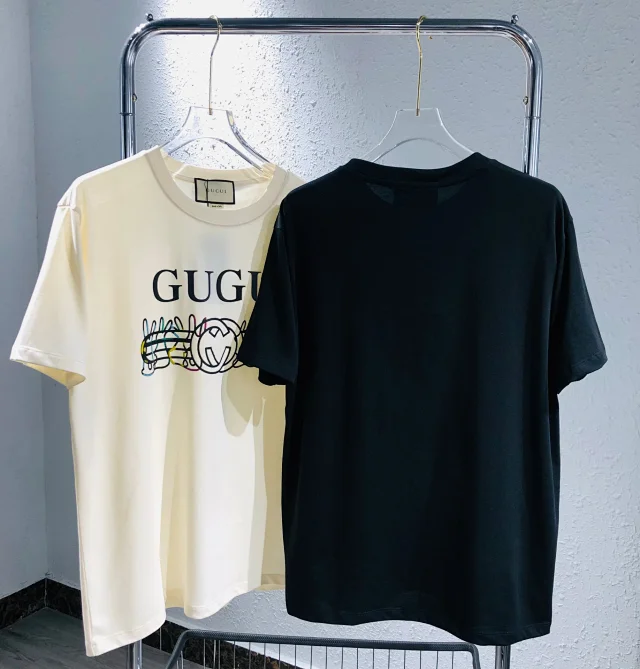 GUGUI T-Shirts Short-Sleeve Graphic Print Crewneck product detail image 4
