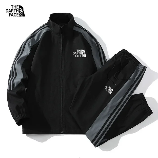 The North Face Tracksuits Stand-Collar Zip-Up Striped Tracksuit product detail image 3