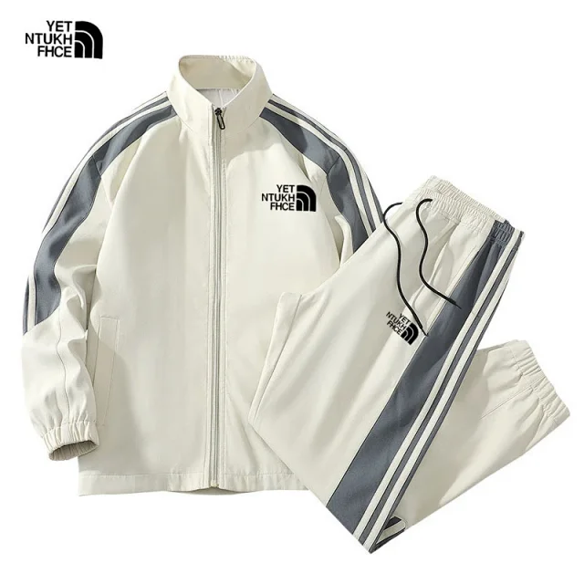 The North Face Tracksuits Stand-Collar Zip-Up Striped Tracksuit product detail image 2