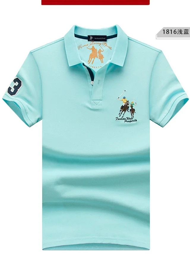 MeiSenSi Paul Shirts Short-Sleeve Embroidered Polo Shirt product detail image 13