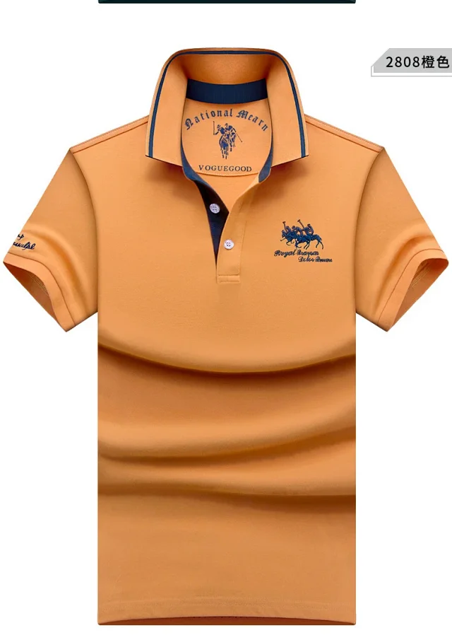 MeiSenSi Paul Shirts Short-Sleeve Embroidered Polo Shirt product detail image 29
