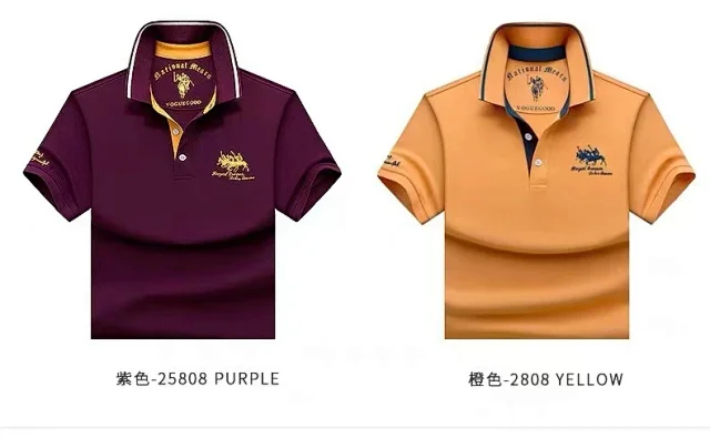 MeiSenSi Paul Shirts Short-Sleeve Embroidered Polo Shirt product detail image 51