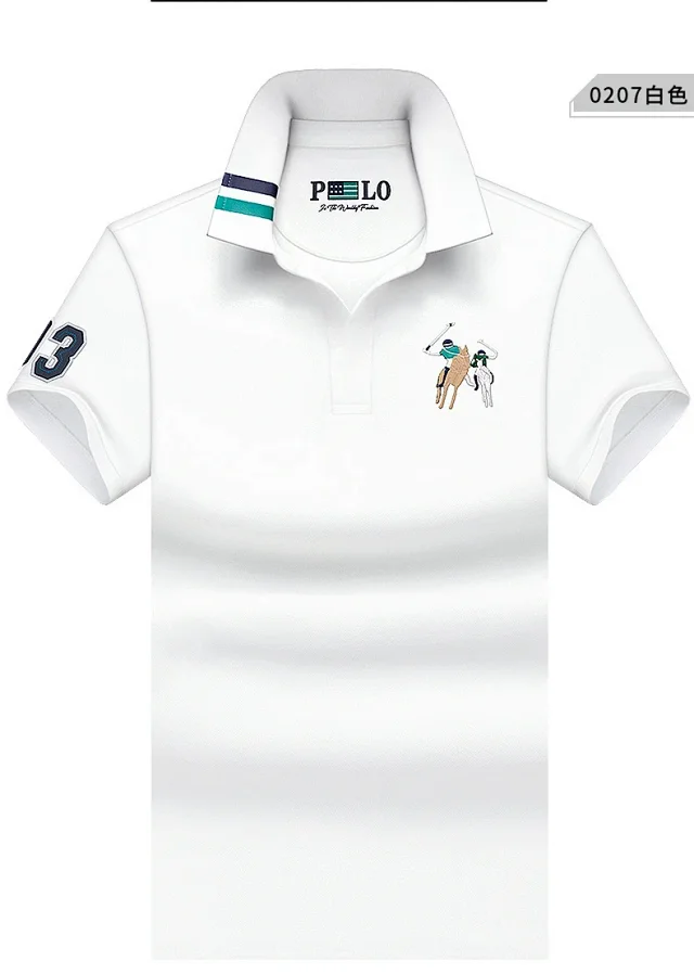 MeiSenSi Paul Shirts Short-Sleeve Embroidered Polo Shirt product detail image 24