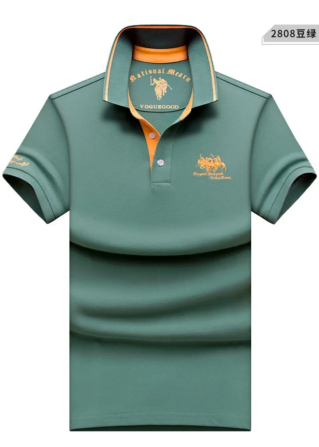 MeiSenSi Paul Shirts Short-Sleeve Embroidered Polo Shirt product detail image 30