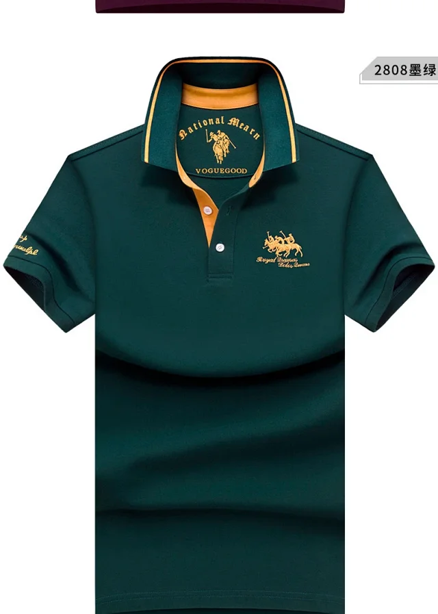 MeiSenSi Paul Shirts Short-Sleeve Embroidered Polo Shirt product detail image 28