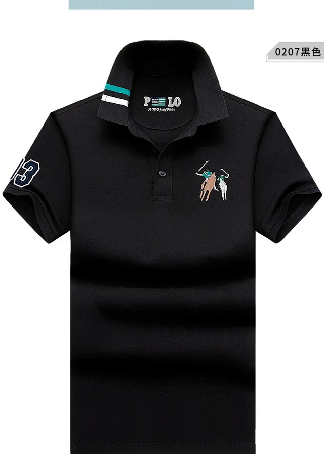 MeiSenSi Paul Shirts Short-Sleeve Embroidered Polo Shirt product detail image 23