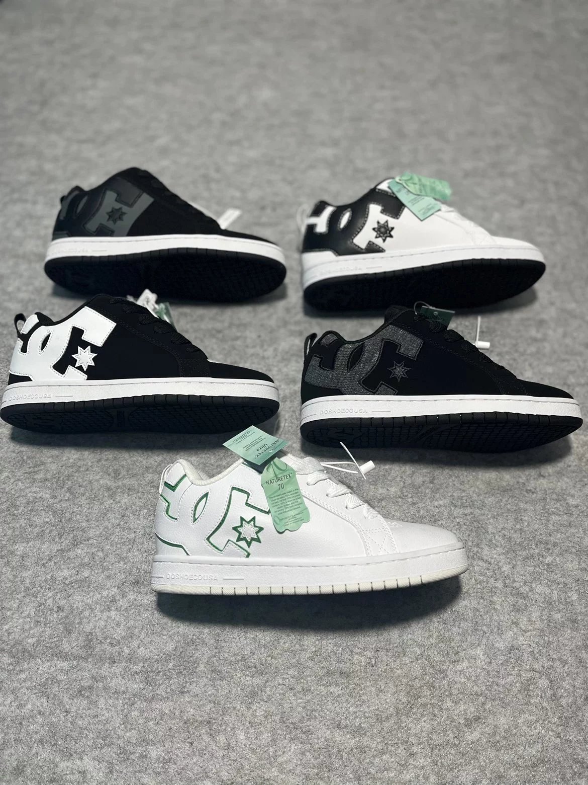DC Shoes Court Grafff Bread Shoes Thick Shoes Slippers Slippers